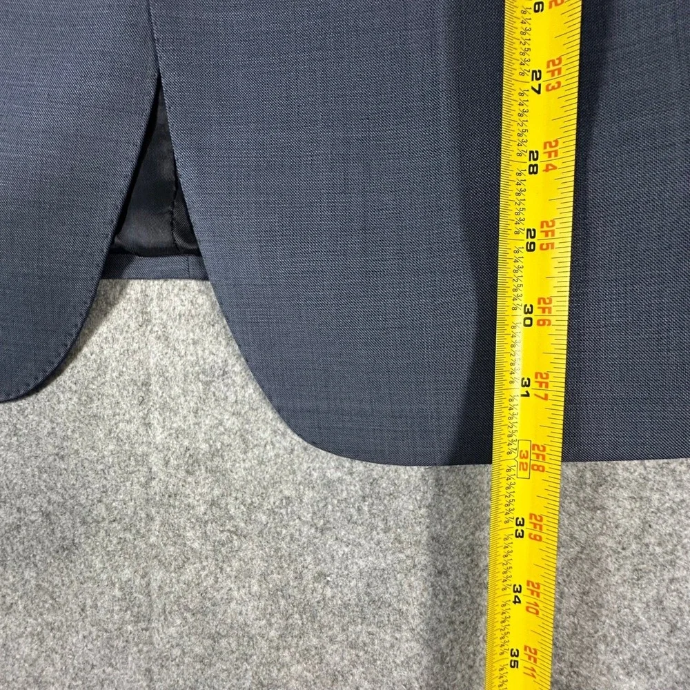 Ermenegildo Zegna Saks Fifth Avenue Blazer Mens 42 Grey Traveller Wool 2 Button